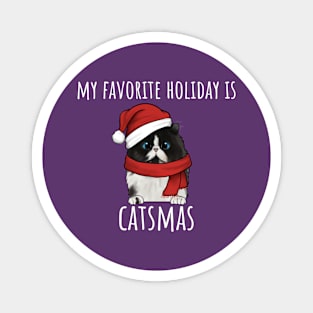 My Favorite Holiday Is CatsMas Magnet